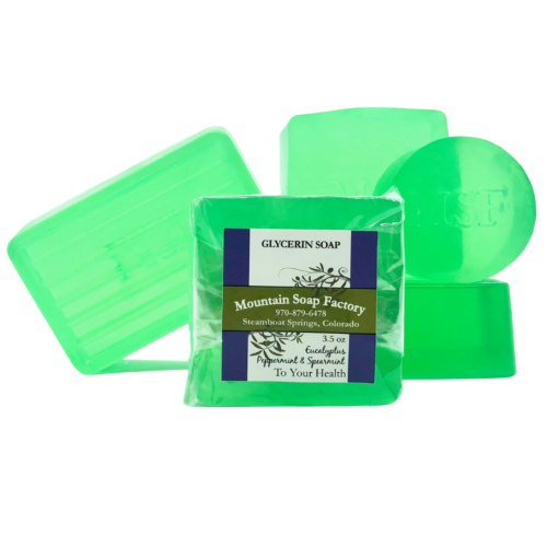 Mountain Soap Factory breathe deeply. Our Eucalyptus Mint Glycerin Soap