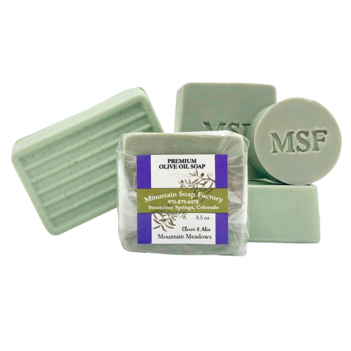 Mountain Soap Factory Clover & Aloe Olive Oil Soap