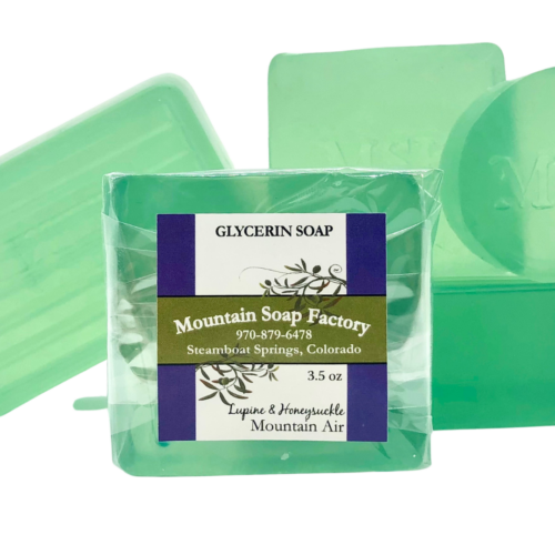 Mountain Soap Factory Lupine & Honeysuckle Glycerin Soap