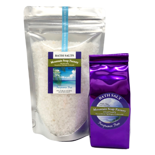 Mountain Soap Factory Fragrance Free 100% Dead Sea Bathing Salts