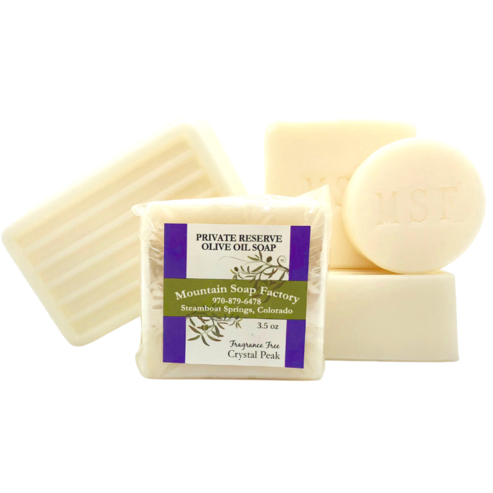 Mountain Soap Factory Fragrance Free 80% Olive Oil Soap